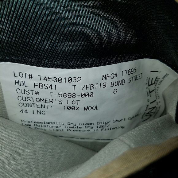 42L/44L Burberry Windowpane Wool Sport Coat Blazer - Picture 8 of 8